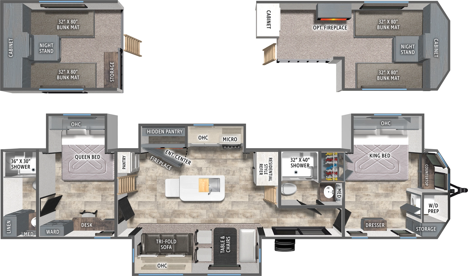 Puma Vista 421LFT Floorplan